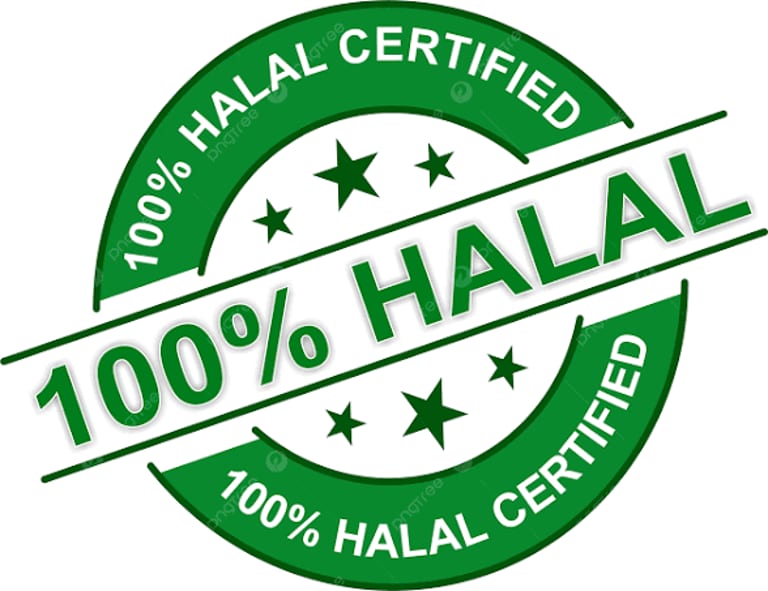 100% Halal Certified