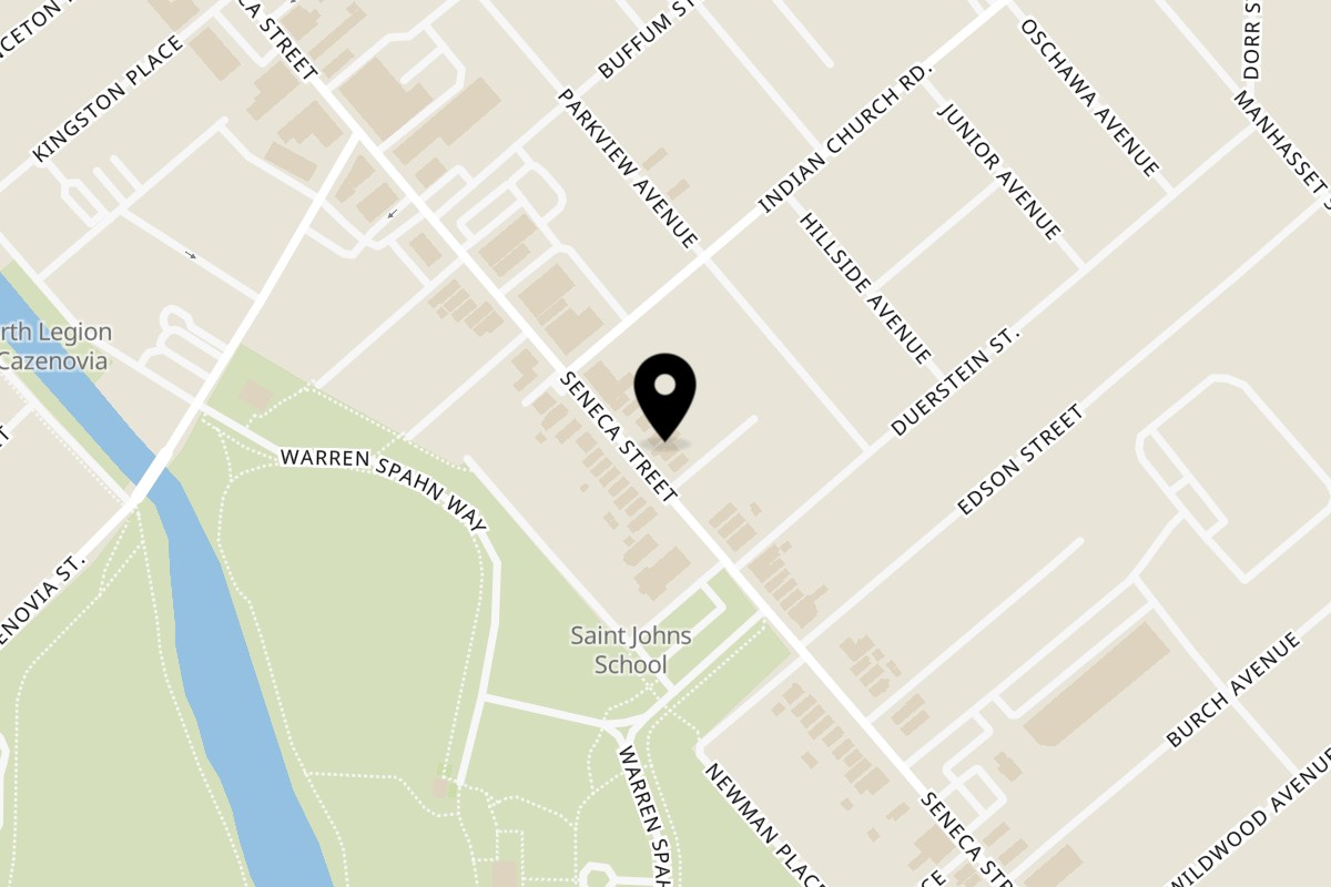 Map showing the location of Smash That Smash That on 2298 Seneca St in Buffalo